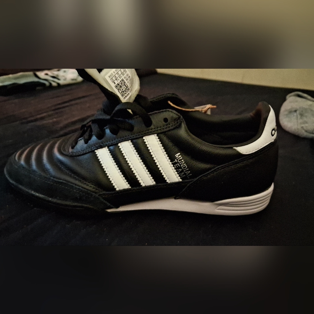 Mundial Team adidas Black and White Athletic Shoes